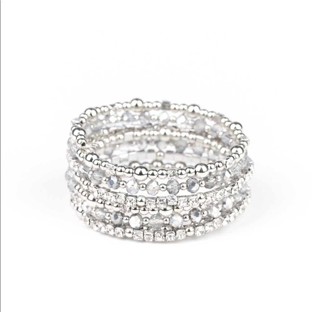 💥3/$15💥 ICE Knowing You - Silver Infinity Wrap Bracelet